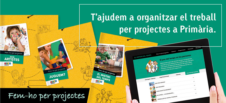 T’ajudem a organitzar el treball  per projectes a Primària.