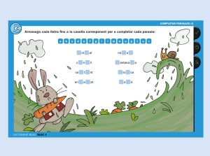 Activitat lectoclic blau